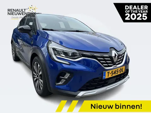 Renault Captur 1.6 E-Tech full hybrid 145 iconic AUTOMAAT l SCHUIF KANTEL DAK / LEDEREN INTERIEUR / 