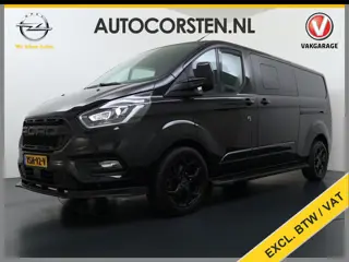 Ford Transit Custom 320 2.0TDCI 170PK Automaat L2H1 Dubbele Cabine 2X Schuifdeur Adap.Cruise 5-Perso