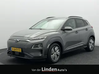 Hyundai KONA EV Premium 64 kWh | SoH 90,1% | Warmtepomp | Leer | Head-Up | Elektr. Stoelen | Adaptiv