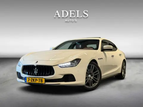 Maserati Ghibli 3.0 V6 D Schuifdak Pearlwhite Keyless Camera