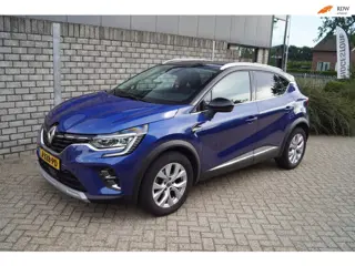 Renault Captur 1.3 TCe 130 Intens Autom Half Leder/Stof Sportst Navi Camera Clima Apple Carplay Adap