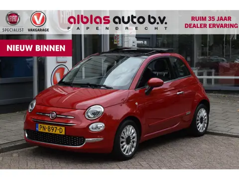 Fiat 500 0.9 TwinAir Turbo Lounge|Leer|Nav|Schuifdak