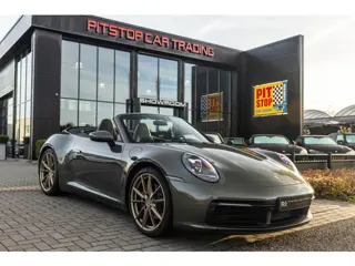 Porsche 911 Cabrio 992 3.0 Carrera, Aventurijn groen, PASM, Sportstoelen, Camera!