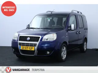 Fiat Doblò 1.4 Malibu/ D-Riem Verv 133.000KM!/ Rolstoelauto!/ Zij-Schuifdeur R+L/ 15''LMV/ Airco!/ E