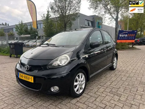 Toyota Aygo 1.0-12V - Airco - 5Deurs - Zwart - Nette Staat