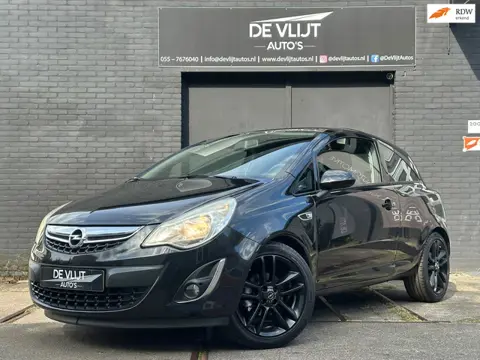 Opel Corsa 1.4-16V | Carplay Kenwood | Airco | Elek Ramen | 17 inch LM | MF Stuur | isofix | Black E