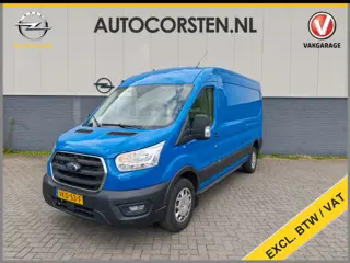 Ford Transit 350 2.0TDCI 130PK Hybride L3H2 Euro 6 3-Peroons Trekhaak Stoelverwarming Camera Navi Vo