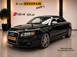 Audi RS4 Cabriolet 4.2 V8 RS 4 quattro Exclusive met schaal stoelen