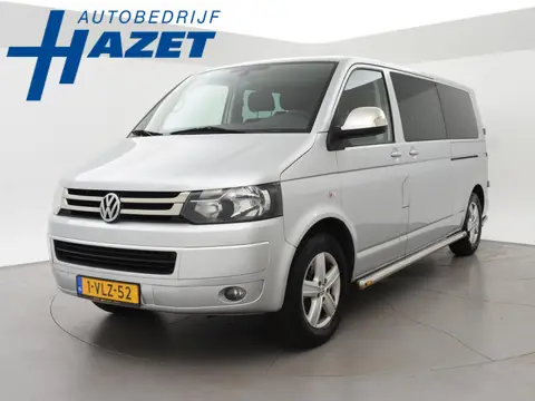 Volkswagen Transporter 2.0 TDI L2H1 4MOTION 6-PERS DUBBEL CAB. *MARGE* + STANDKACHEL | 2 SCHUIFDEURE