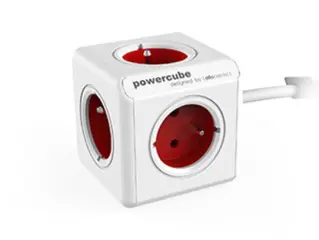 Allocacoc PowerCube Extended Rood 1,5 Meter (FR)