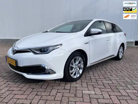 Toyota Auris Touring Sports 1.8 Hybrid Lease pro nieuwmodel panorama dak lederen bekleding Camera na