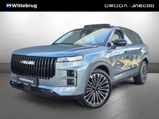 Jaecoo 7 1.5 GDI SHS-P Exclusive met 1500 KG trekgewicht, 1200 KM RANGE Black Pack Wrap, 20 Inch Lic