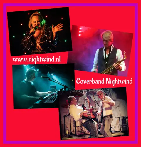 Allround coverband bruiloftsband feestband Nightwind.