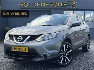 Nissan Qashqai 1.2 Tekna ✓1e Eigenaar✓Pano✓Leder✓Trekhaak✓360° Camera✓Keyless✓19''Lm velgen✓Clima✓Cr