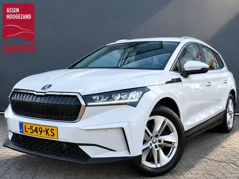 Škoda Enyaq iV 60 BWJ 2021 WEGKLAPBARE TREKHAAK | STOEL + STUUR VERW. | KEYLESS | CAMERA | SFEERVERL
