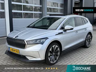 Skoda Enyaq iV 80 | 90% SoH | Panoramadak | Leder | Warmtepomp | Stoel- en stuurverwarming | Lichtme