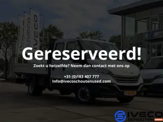 Iveco Daily 35C14 A8 2.3L 140pk W4100 | Dubbele cabine | Automaat | Dubbellucht | Climate control | 