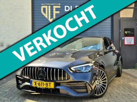 Mercedes-Benz C-klasse 180 AMG Line | Burmester | Wit leder | Pano