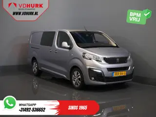 Peugeot Expert 2.0 HDI 180 pk Aut. DC Dubbel Cabine 2x Schuifdeur/ Carplay/ Stoelverw./ Climate/ Nav