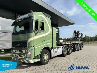 Volvo FH 460 6x4 i.c.m. ESVE oplegger met Palfinger Epsilon Q200ZHPLS