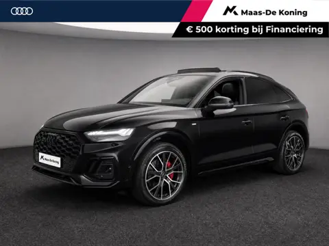 Audi Q5 Sportback 55 TFSIe 367pk S-Tronic S Edition · SOH 95,6% · Panoramadak · 360 Camera · Inklap.