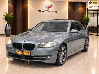 BMW 5-serie 535i High Executive|Schuifdak|Softclose|Memory|Trekhaak|Leder|