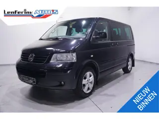 Volkswagen Transporter Multivan 3.2 V6 235 pk Highline 4-Motion 7-zits Leder Grijs Elek. Schuifdeure