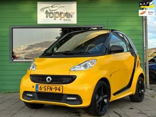 Smart Fortwo coupé 1.0 mhd Bumble Bee|Panoramadak|Camera|Navigatie|Elektr.ramen|NAP|Automaat|