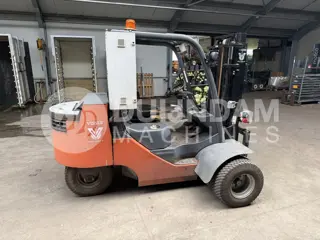 Toyota 02-8FDF15 heftruck met Visser-besturingskast en 3 pottenuitzetvorken