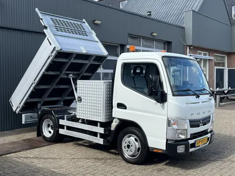 Mitsubishi Fuso Canter 3S13 Kipper Openlaadbak Pick-up Airco 3-Persoons Achterruitrij camera Lier Ge