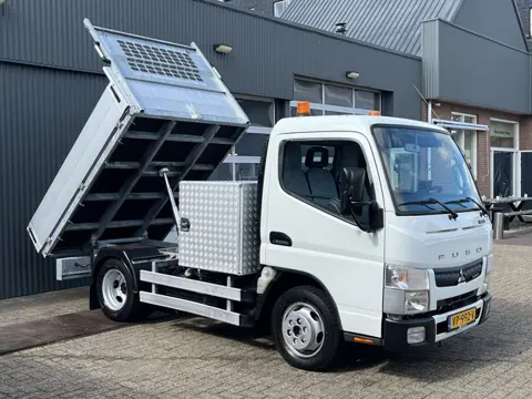 FUSO Canter 3S13 Kipper Openlaadbak Pick-up Airco 3-Persoons Achterruitrij camera Lier Gereedschapsk