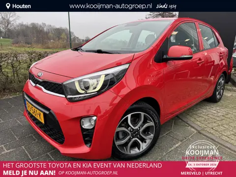 Kia Picanto 1.0 CVVT First Edition Dealeronderhouden, Apple Carplay/Android Auto, Navigatie, Cruise 