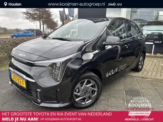 Kia Picanto 1.0 DPI DynamicPlusLine Automaat!, Luxe Velgen, Parkeersensoren, Achteruitrijcamera, App