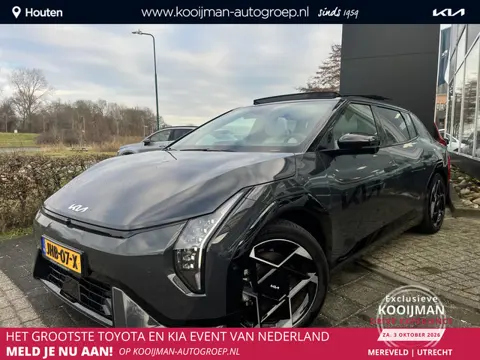 Kia EV4 GT-PlusLine 81.4 kWh Stoelventilatie/verwarming, Eerste Eigenaar, Schuif/Kanteldak , Lederen