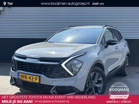 Kia Sportage 1.6 T-GDi Hybrid Dark Edition NL-auto, Nieuw geleverd, BTW-auto, Stoel- & Stuurwiel ver