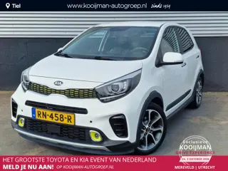 Kia Picanto 1.0 T-GDI X-Line 100PK, Dealeronderhouden, Navigatie, Lederen bekleding, Stoel- & Stuurw