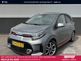 Kia Picanto 1.0 DPi GT-Line fietsendragerbeugel/ trekhaak, Leder, Navigatie, Climate control, Cruise