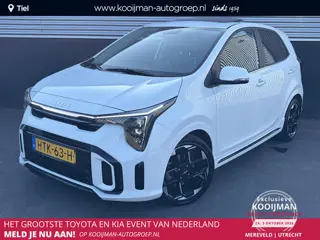 Kia Picanto 1.0 DPI GT-Line Schuif/kanteldak, Stoel- & Stuurwiel verwarmd, Navigatie, Cruise control