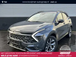 Kia Sportage 1.6 T-GDi Hybrid GT-Line Stoel- & stuurverwarming, keyless, Leder/Alcantara, PDC v&a, E