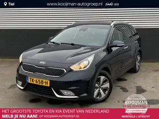 Kia Niro 1.6 GDi Hybrid DynamicLine NL-auto, boekjes compleet, parkeersensoren, cruise control, navi