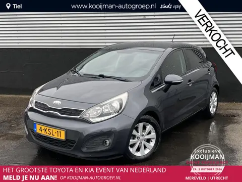 Kia Rio 1.2 CVVT Super Pack Navigatie, airconditioning, parkeersensoren achter, afneembare trekhaak,