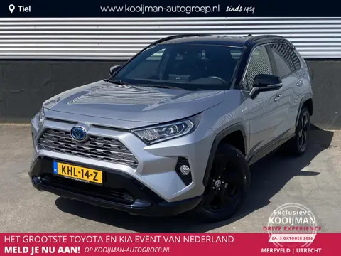 Toyota RAV4 2.5 Hybrid AWD Bi-Tone Navigatie, Apple CarPlay/Android Auto, PDC v&a, keyless, JBL audi