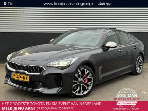 Kia Stinger 3.3 V6 T-GDI AWD GT 370 PK, Schuif/kanteldak, Lederen bekleding, 360" Camera, BTW-auto, 
