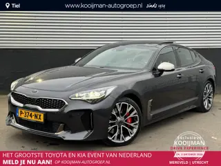 Kia Stinger 3.3 V6 T-GDI AWD GT 370 PK, Schuif/kanteldak, Lederen bekleding, 360" Camera, BTW-auto, 