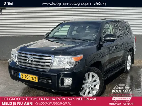 Toyota Land Cruiser V8 4.5 D-4D Executive 7p. 272PK Navigatie, Schuif/kanteldak, Lederen interieur, 