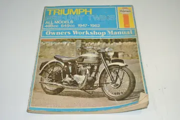 INSTRUCTIEBOEKJE Triumph Trophy 900 1992 - 1995
