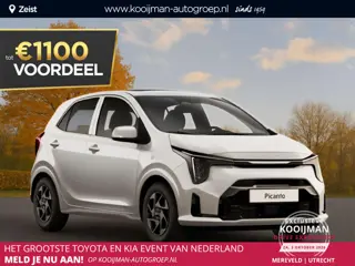 Kia Picanto 1.0 GDi DynamicLine Nu €1.100,- voordeel! Nu tijdelijk extra scherp geprijsd! Exclusief 