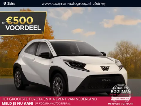 Toyota Aygo X 1.0 VVT-i MT Play Private lease vanaf € 249,- Private lease vanaf € 249,- ! OP=OP !! 7