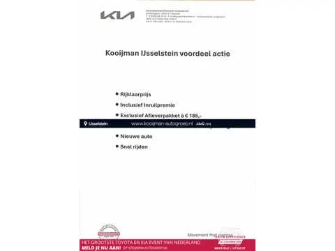Kia K4 Sportswagon 1.0 T-GDi MHEV GT-Line Launch Edition (pano) Keyless entry / Stoel & stuurverwarm