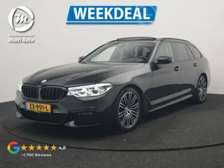 BMW 5 Serie Touring 520i M Sport 184pk Dealer O.H. | Panodak | Head Up | 360 Camera | Lederen Comfor